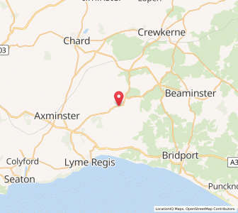 Map of Marshwood, EnglandEngland