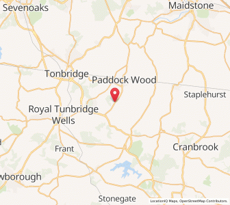 Map of Matfield, EnglandEngland