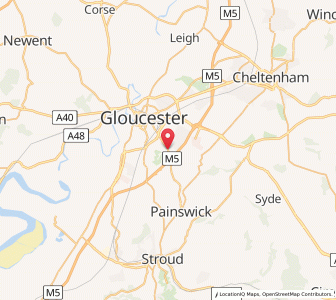 Map of Matson, EnglandEngland