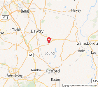 Map of Mattersey, EnglandEngland