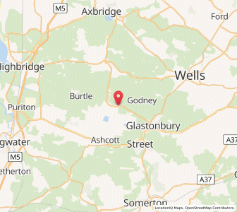 Map of Meare, EnglandEngland