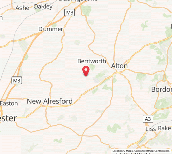 Map of Medstead, EnglandEngland