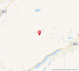 Map of Melgarve, ScotlandScotland