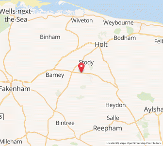Map of Melton Constable, EnglandEngland