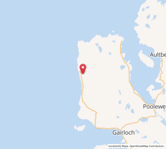 Map of Melvaig, ScotlandScotland