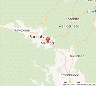 Map of Mennock, ScotlandScotland