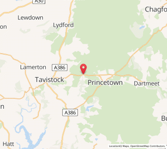 Map of Merrivale, EnglandEngland