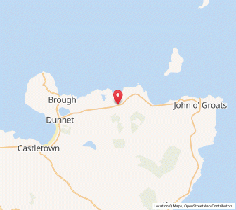 Map of Mey, ScotlandScotland