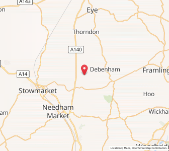 Map of Mickfield, EnglandEngland