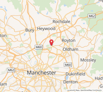 Map of Middleton, EnglandEngland