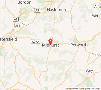 Map of Midhurst, EnglandEngland