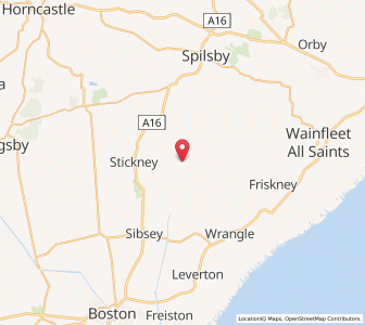 Map of Midville, EnglandEngland