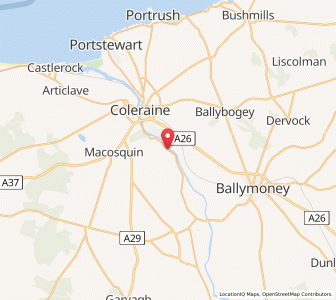 Map of Mill Loughan, Northern IrelandNorthern Ireland