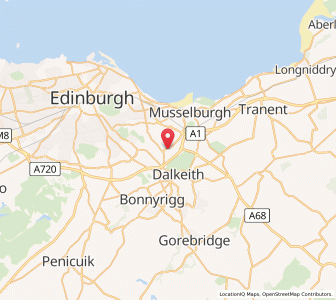 Map of Millerhill, ScotlandScotland