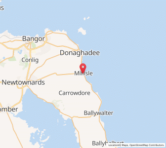 Map of Millisle, Northern IrelandNorthern Ireland