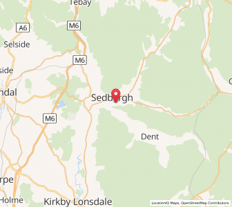 Map of Millthrop, EnglandEngland