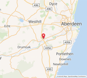 Map of Milltimber, ScotlandScotland