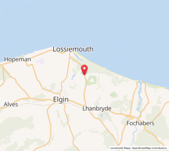 Map of Milltown, ScotlandScotland