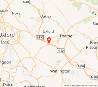 Map of Milton Common, EnglandEngland