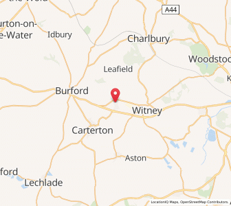 Map of Minster Lovell, EnglandEngland