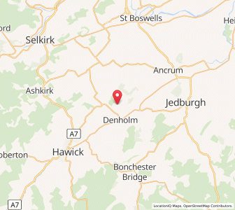 Map of Minto, ScotlandScotland