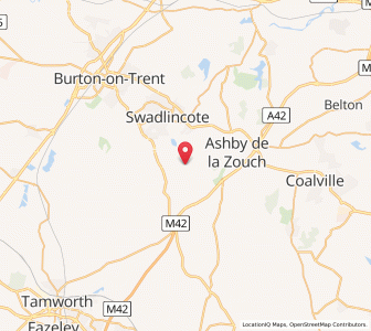 Map of Moira, EnglandEngland