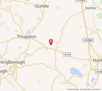 Map of Molesworth, EnglandEngland