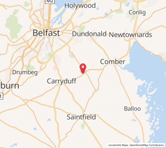 Map of Moneyreagh, Northern IrelandNorthern Ireland