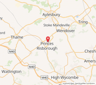 Map of Monks Risborough, EnglandEngland