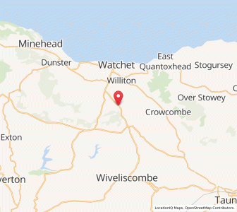 Map of Monksilver, EnglandEngland