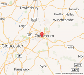 Map of Montpellier, EnglandEngland