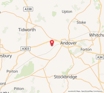 Map of Monxton, EnglandEngland