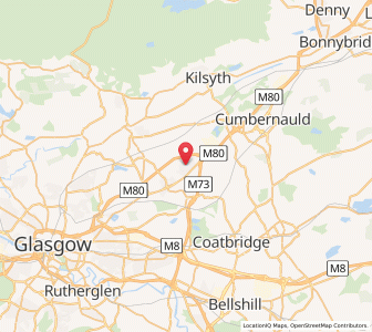 Map of Moodiesburn, ScotlandScotland