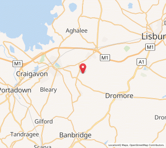 Map of Moorefield, Northern IrelandNorthern Ireland