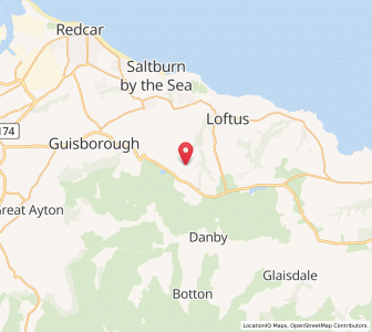 Map of Moorsholm, EnglandEngland