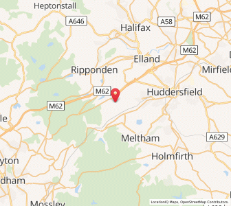 Map of Moorside Edge, EnglandEngland