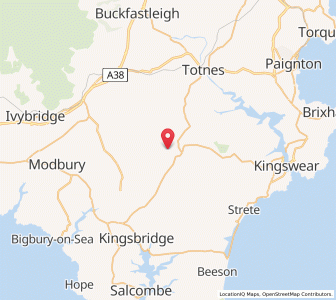 Map of Moreleigh, EnglandEngland