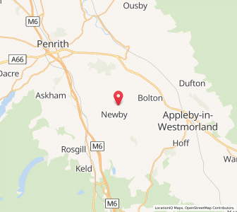 Map of Morland, EnglandEngland