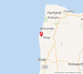 Map of Morwenstow, EnglandEngland