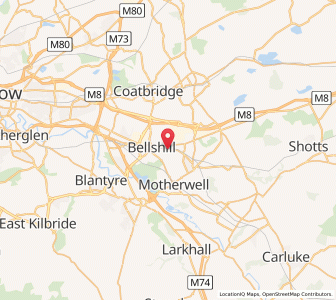 Map of Mossend, ScotlandScotland