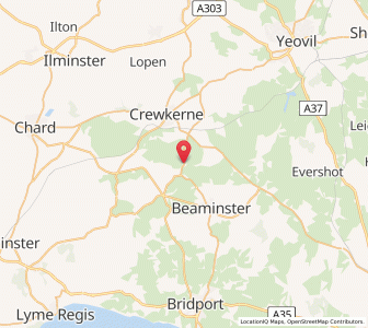 Map of Mosterton, EnglandEngland