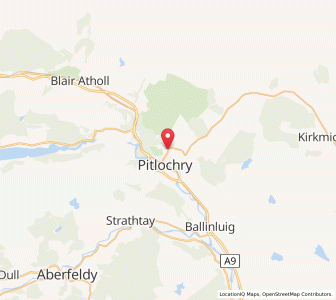 Map of Moulin, ScotlandScotland