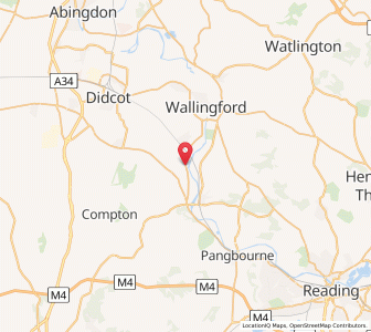 Map of Moulsford, EnglandEngland