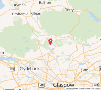 Map of Mugdock, ScotlandScotland