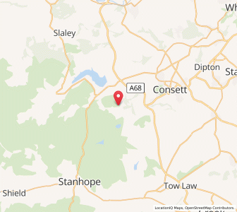 Map of Muggleswick, EnglandEngland