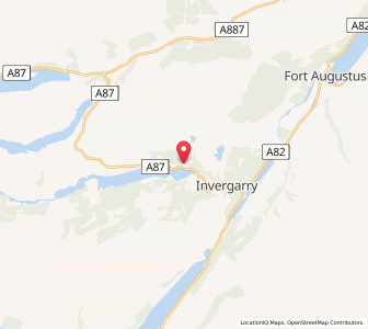 Map of Munerigie, ScotlandScotland