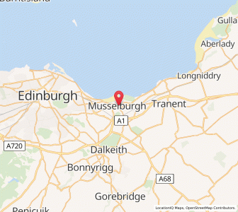 Map of Musselburgh, ScotlandScotland