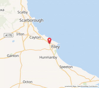 Map of Muston, EnglandEngland