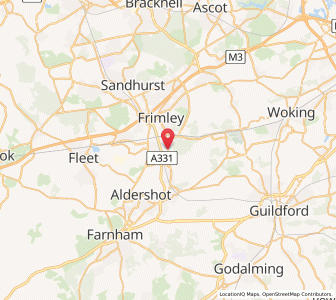 Map of Mytchett, EnglandEngland