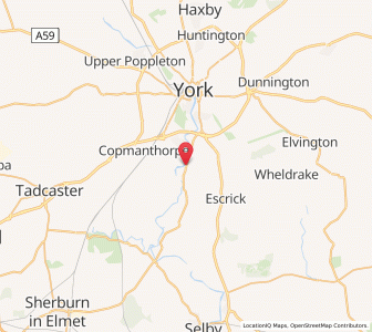 Map of Naburn, EnglandEngland